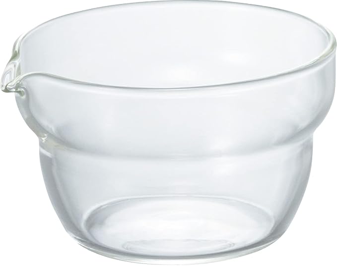 HARIO KB-10-BK One-Mouth Bowl, Made in Japan, Heat Resistant Glass, 3.4 fl oz (100 ml), Set of 6, Clear