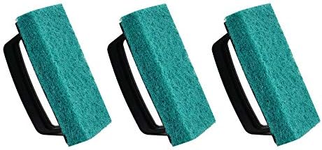 9 Pcs. Home All-Purpose Non-Scratch Cleaning Scrub Brush Pad Come with Handle. This Cleaning Scrub Brush Perfect for Your Bathroom, Kitchen and Laundry Room Use for All-Purpose Scrubbing