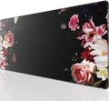 KTRIO Large Gaming Mouse Pad, Desk Mat, 31.5 x 15.7 in Peony Flower, XXL