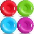 Shappy 4 Pack Inflatable Snow Tubes Heavy Duty