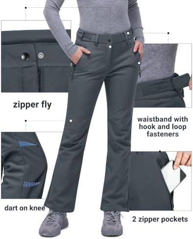 33,000ft Women's Snow Pants Ski Insulated Snowboard Winter Waterproof Warm