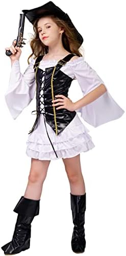 Girl Pirate Costume Cosplay Kids Halloween Party