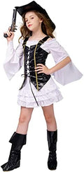 Girl Pirate Costume Cosplay Kids Halloween Party