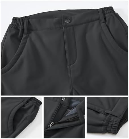 Gopune Women's Waterproof Windproof Outdoor Hiking Snow Ski Insulated Pants