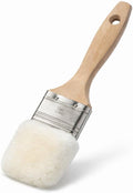Lambskin Stain & Paint Brush - for use with All Latex and Oil Based Paints, Stains and Polyurethanes. Premium Lambskin - New and Patented Design (2 Inch)