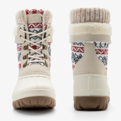 ALEADER Womens Winter Snow Boots | Waterproof Shell | Duck Boots