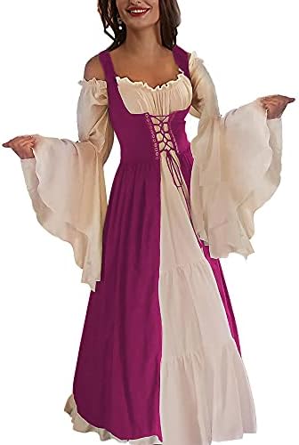 ABaoWedding Womens's Medieval Renaissance Costume Cosplay Over Dress