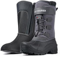 FREE SOLDIER Men's Waterproof Winter Removable Liner Insulated Outdoor Tactical Snow Boots