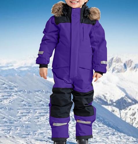 Snow Suit for Kids Boys Girls One Piece Winter Toddler Snowsuit