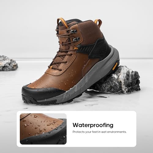 NORTIV 8 Men's Waterproof Military Tactical Work Boots