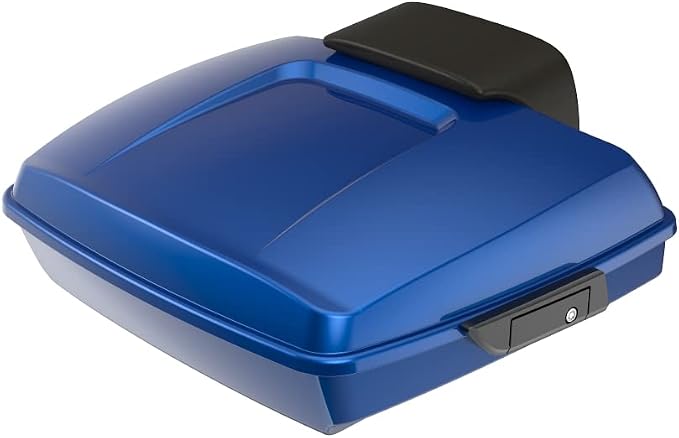 Advanblack Road Glide Tour Trunk Pack Tequila Sunrise Razor Tour Trunk Pack Backrest Pad for '97-'25 Harley Touring Road King Street Glide Electra Glide CVO models