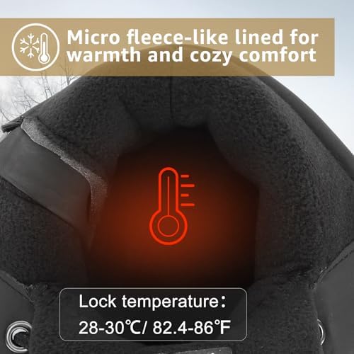 STQ Duck Boots for Women Waterproof Winter Boots Insulated Snow Boots
