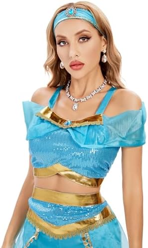 Funna Costume for Women Princess Dress Up Outfit Party Supplies