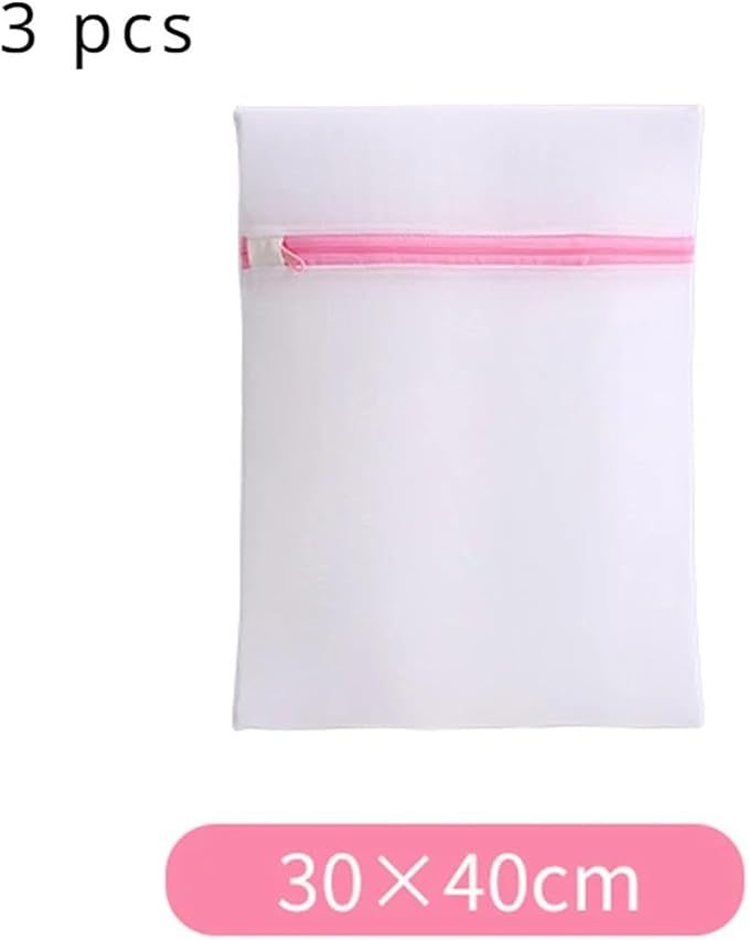 Zipped Laundry Bags Reusable Washing Machine Clothing Care Washing Mesh Net(1pcs a)