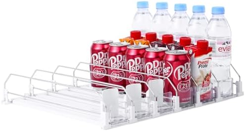 SZNLZQ Drink Organizer for Fridge,Holds 30 Cans