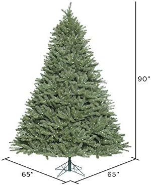 Vickerman 7.5' Colorado Spruce Artificial Christmas Tree, Warm White LED Lights - Faux Spruce Christmas Tree - Seasonal Indoor Home Decor