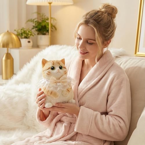 Big Taba Squishy Cat-Jumbo Kawaii Stress Relief Toy（Caramel Cream）