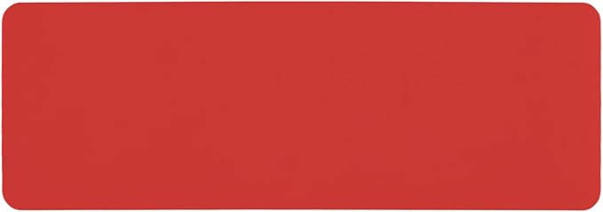 TYUU Christmas Bath Mat, Red Bathroom Rugs Non Slip Washable Thin Absorbent Bath Mat Fits Under Door Bathroom Floor Mat Perfect for Bath, Shower, or Sink 24"x70" Red