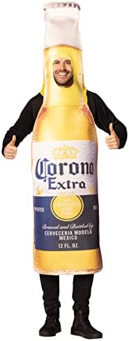 Rasta Imposta Corona Extra Beer Bottle and Ultimate Lime Slice Couples Halloween Costume Cinco de Mayo Fits Men Women 21+ of Age, Adult One Size