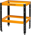 POWERTEC Heavy Duty Tool Stand Base, 400 lb Capacity Universal Machine Stand with Adjustable Height & Leveling Feet – Compatible with Router Tables, Miter Saws, Drill Presses, Planers (UT1006V)