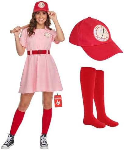 Morph Vintage Baseball Costume Women, Halloween Costumes for Women