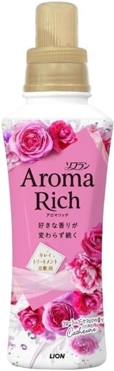Soflan Fabric Clothing Softener Aroma Rich Assorted Set, Set of 4 Scents, 16.2oz (480 ml)×4, Long-Lasting Fragrance, Made in Japan - Yummy-Yamaguchi Original Wipe Included