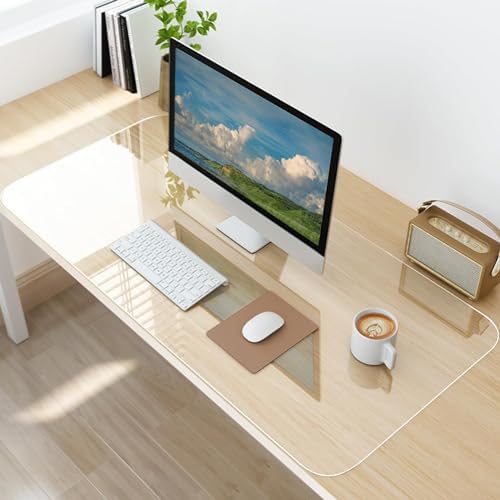Clear Desk Mat, Non-Slip PVC Desk Protector Mat (23.6"*11.8")
