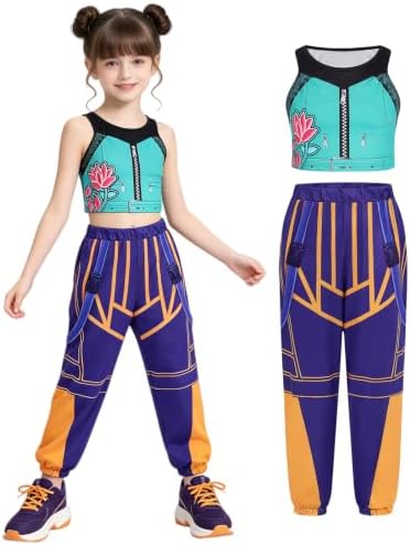 Pop Performer Costume Kids Girls Halloween Costumes with Accessories Set