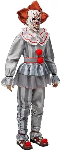 Spooktacular Creations Scary Clown Costume, Halloween Costume Kids for Boys