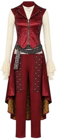 Kids 3 Pieces Set Villain Pirate Princess Hazel Outfits 4-12Y