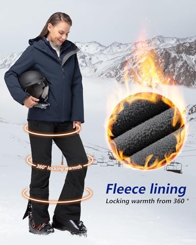 33,000ft Women's Snow Pants Ski Insulated Snowboard Winter Waterproof Warm