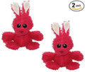 MIGHTY® 2 Pack Microfiber Medium Rabbit Dog Toys | Ultra Durable Plush Toy with Multiple Layers & Reinforced Seams , Washable and Floats , Mighty® Construction