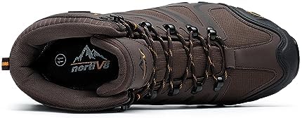 NORTIV 8 Men's Ankle High Waterproof Hiking Boots