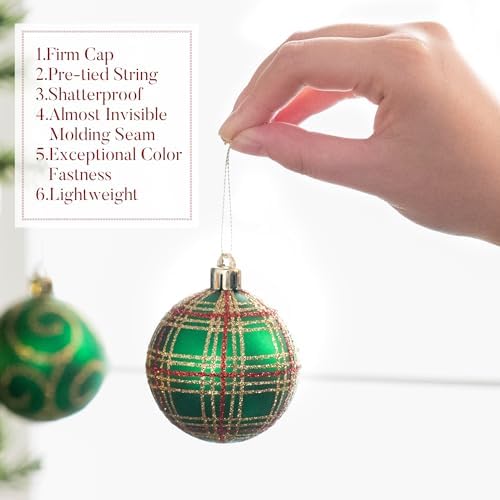 Valery Madelyn 35ct Christmas Tree Decorations Ball Ornaments 2 Inches