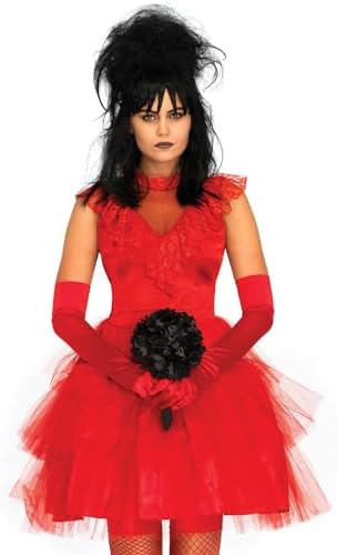 Leg Avenue Women's Beetle Bride 80s Halloween Costume
