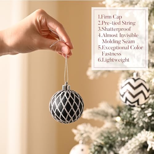 Valery Madelyn 30ct Christmas Ball Ornaments Tree Decorations Set 2 Inch