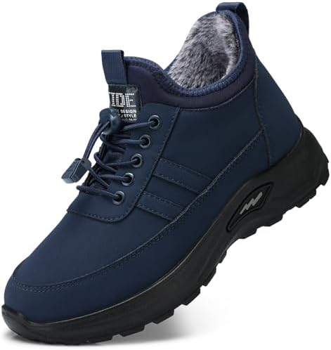 SHIBEVER Winter Snow Boots for Women: Warm Fur Lined Snow Ankle Booties