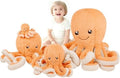 DENTRUN Octopus Plush Toy, Cute Stuffed Animal in 5 Colors 4 Sizes for Gift