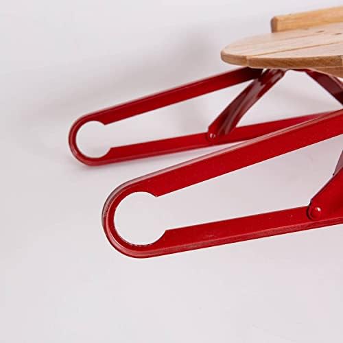 Lehman's Racer Amish Made Old Fashioned Solid Oak Steel Runner Sled