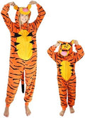Funziez! Slim Fit Adult Onesie - Animal Costume - Plush Unisex Halloween One Piece Cosplay Suit for Women and Men