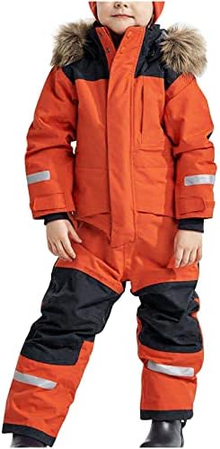 Snow Suit for Kids Boys Girls One Piece Winter Toddler Snowsuit
