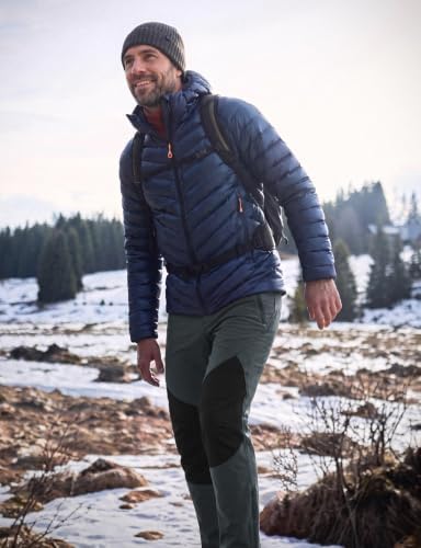 Moosehill Mens Fleece-Lined Snow Pants: Extended Leg Zippers