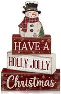 Moucuny 4 Pcs Christmas Snowman Decor Winter Table Decorations Have A Jolly