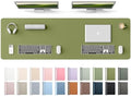 YSAGi Leather Desk Protector, Office Mat, Large Mouse Mat, Non-Slip PU Leather Blotter, Laptop Desk Mat, Waterproof Writing Pad for Office and Home(Green, 63" x 17.2")