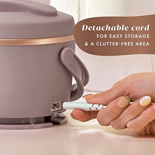 Crock-Pot 20oz Portable Electric Food Warmer, Personal Lunch Box Keeps Food Spill-Free & Warm, Ideal for Travel, Work, School, Car, On-the-Go, Dishwasher-Safe, Giftable, Blush Pink (Pack of 4)