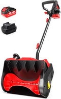 EWORK 20V 12-Inch Cordless Snow Shovel with 4.0Ah Battery and Fast Charger