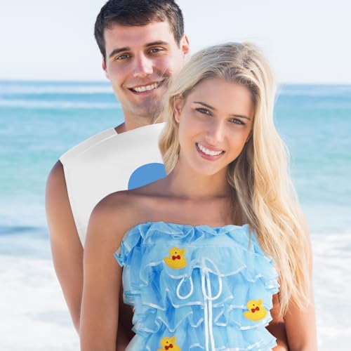 Suhine 23 Pcs Loofah and Soap Costume Set Adults Halloween Couples