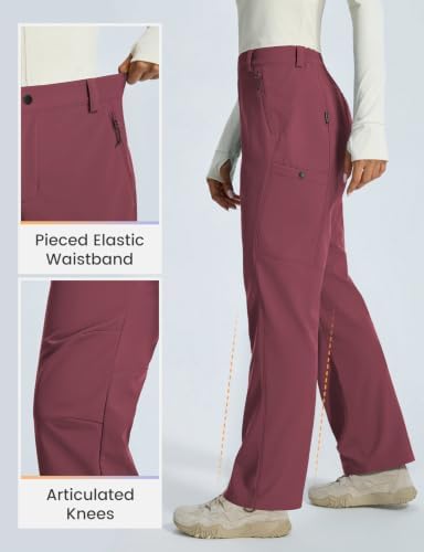 baleaf Women’s Winter Softshell Pants Fleece Lined Snow Pants