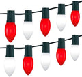 Vintage Christmas Lights Outdoor, 150Ft C9 String Lights with 75 LED Bulbs