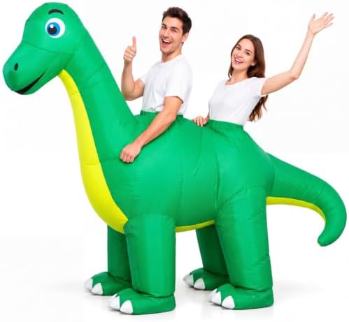 Dinosaur 2 Person Inflatable Dinosaur Costume Adult